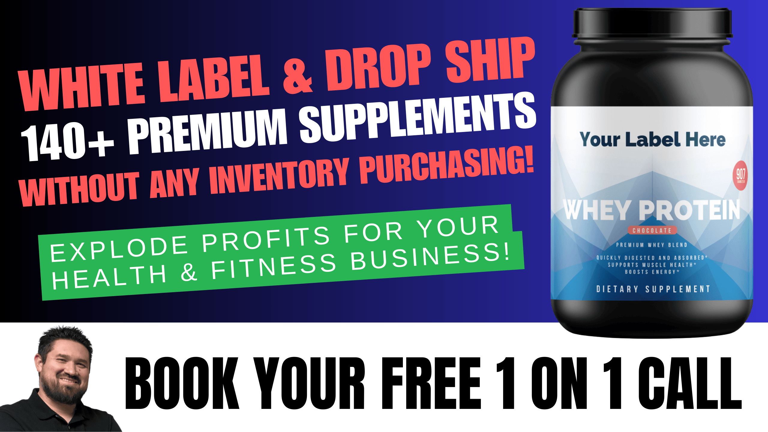 private label supplements and print on demand clothing